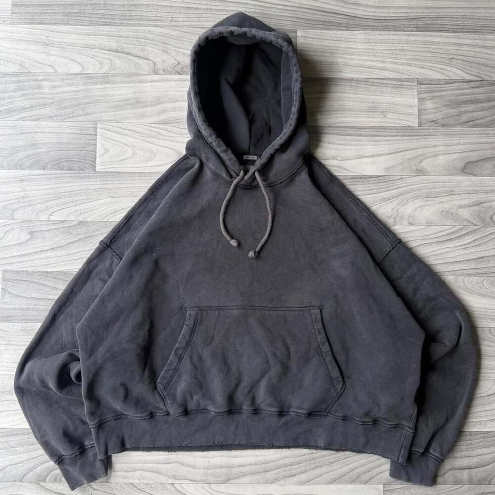 Abercrombie & Fitch Soft AF Essential Cropped Hoodie Size M Black